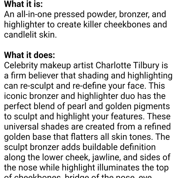 💙 NWOT Charlotte Tilbury Filmstar Duo - Picture 5 of 6